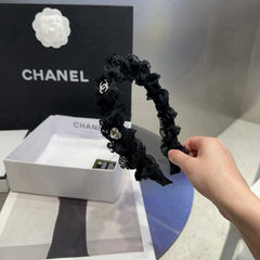 The latest small fragrant lace headband