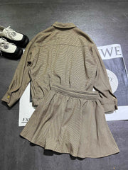 2025 New Product Launch Lace Coat Short Skirt Set