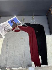 Round neck wool base sweater