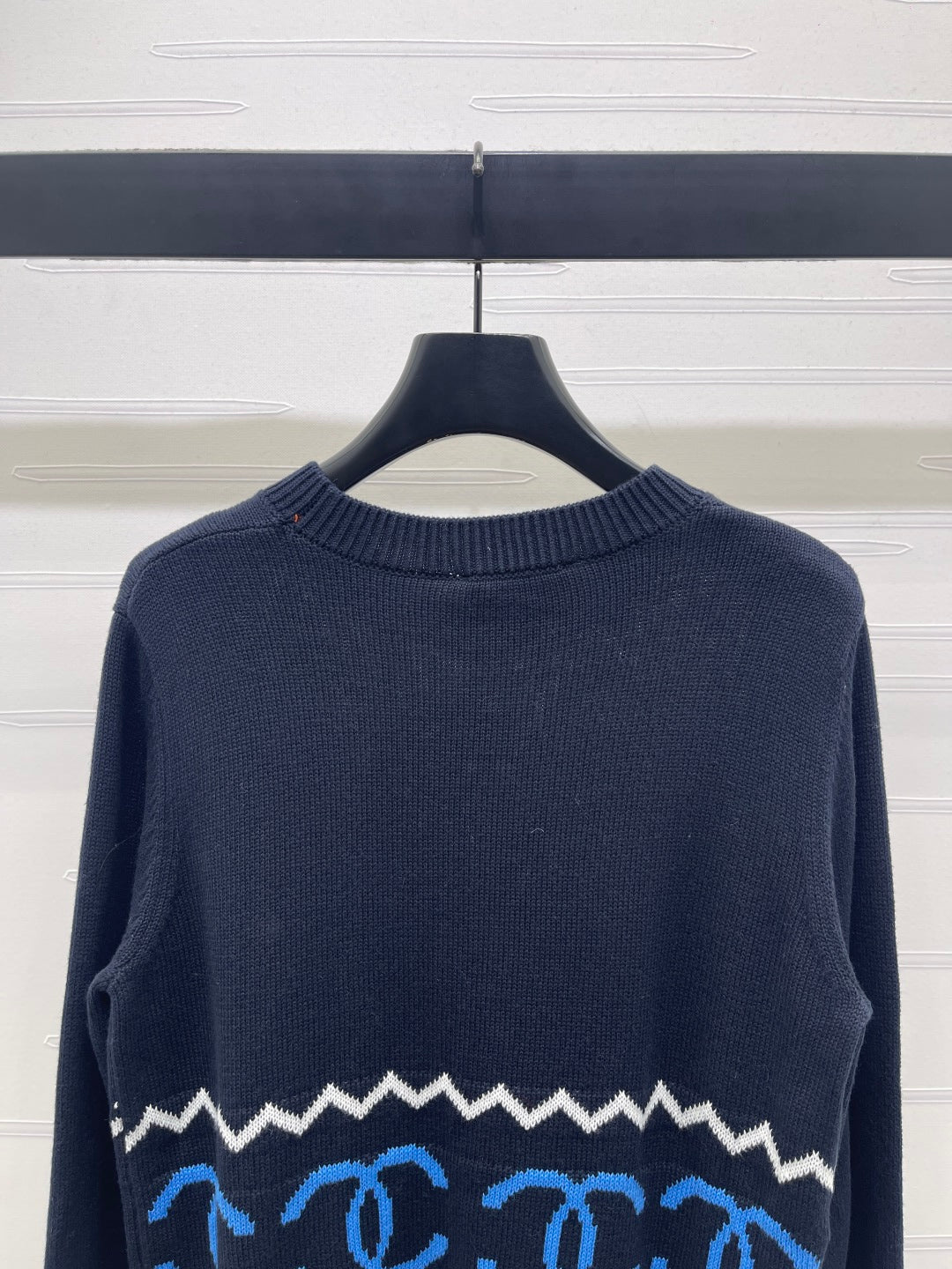 Collar Double C Knitted Cardigan