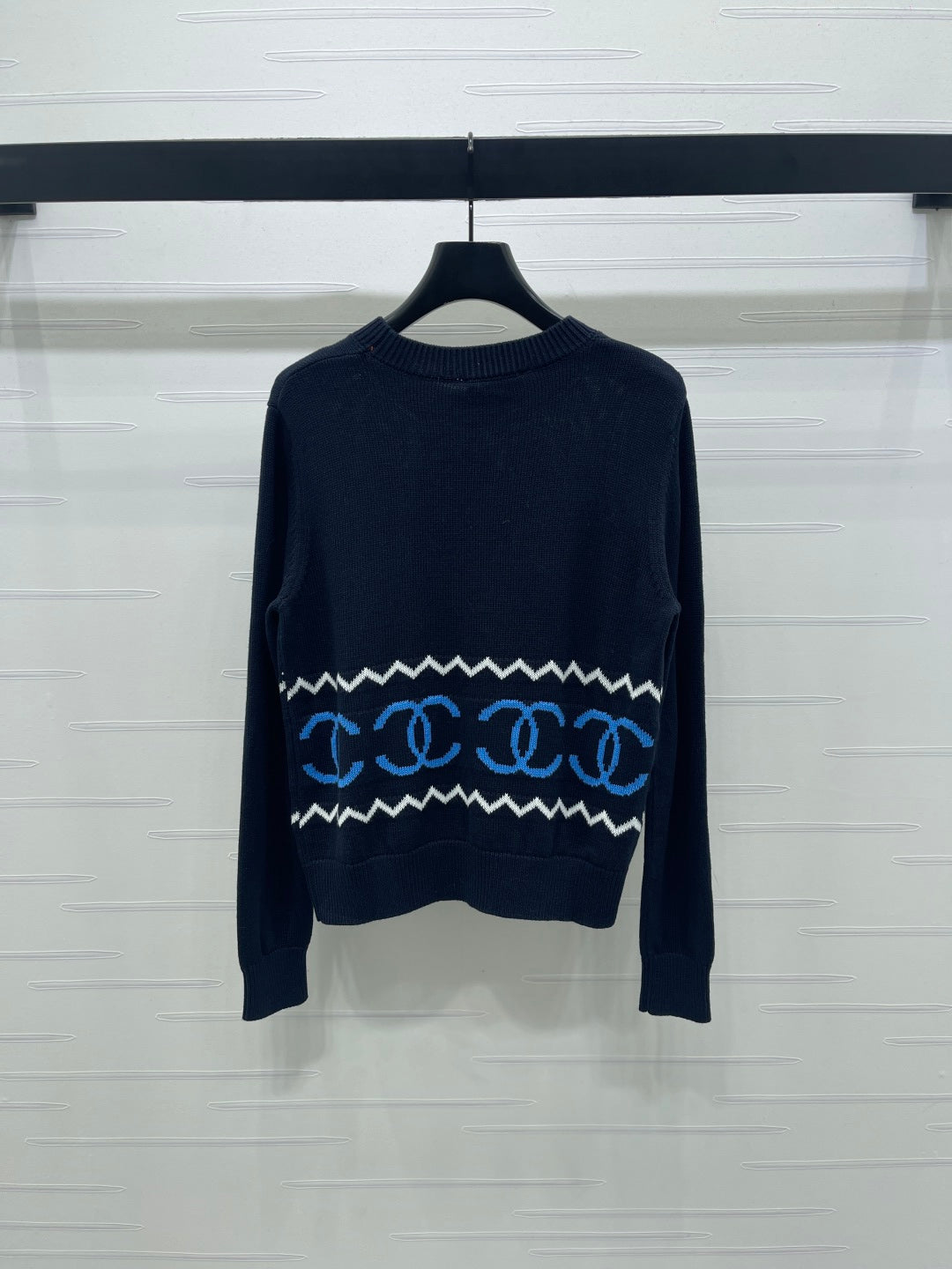 Collar Double C Knitted Cardigan