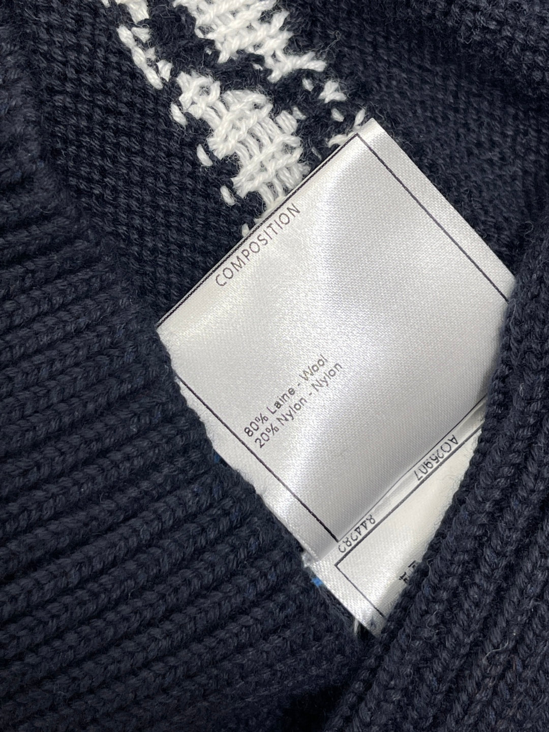 Collar Double C Knitted Cardigan