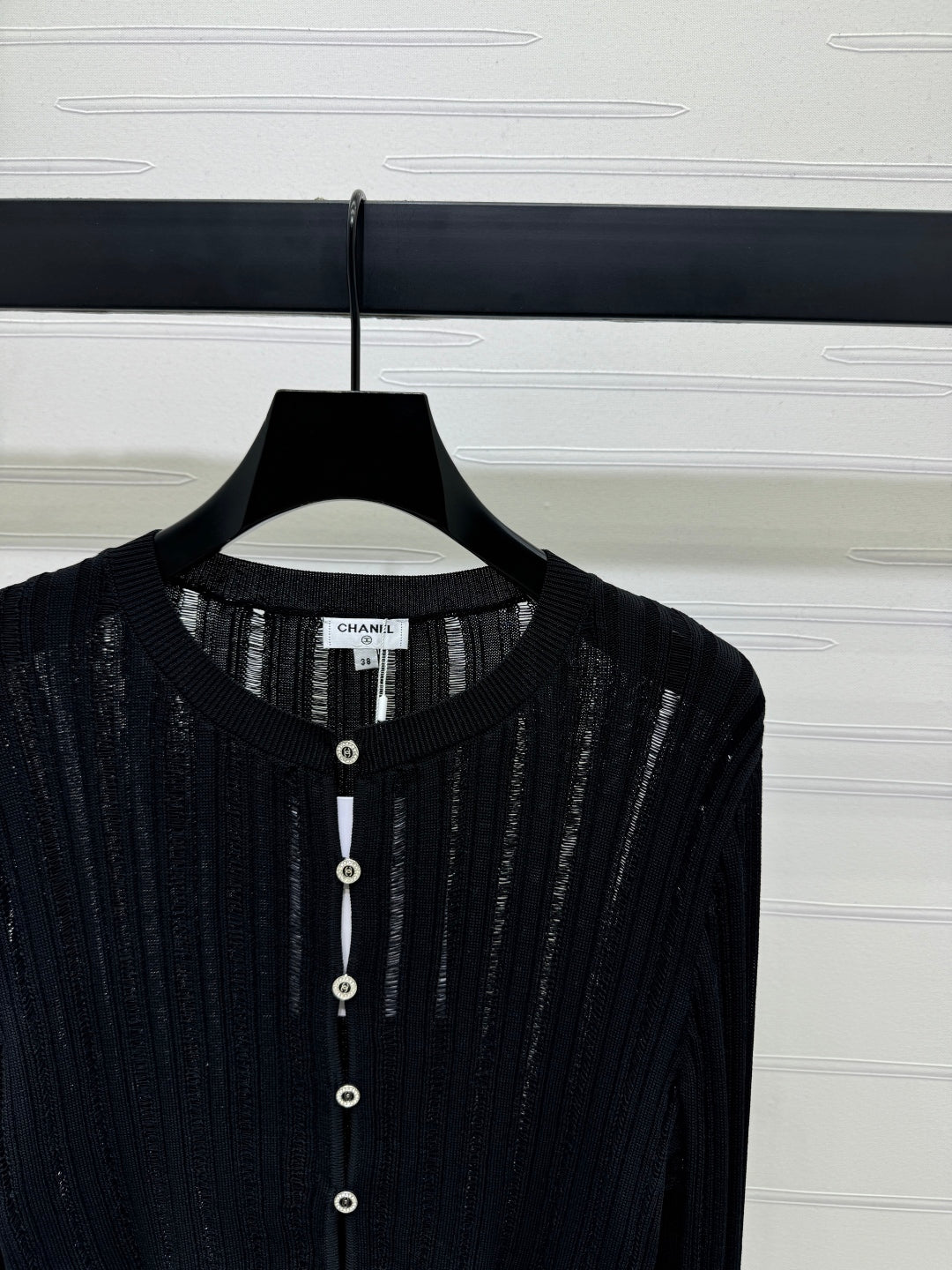 Hollow knit cardigan