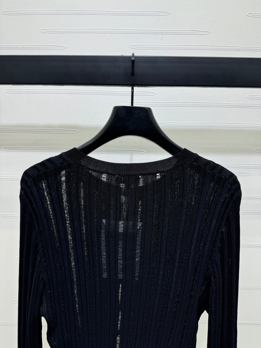 Hollow knit cardigan