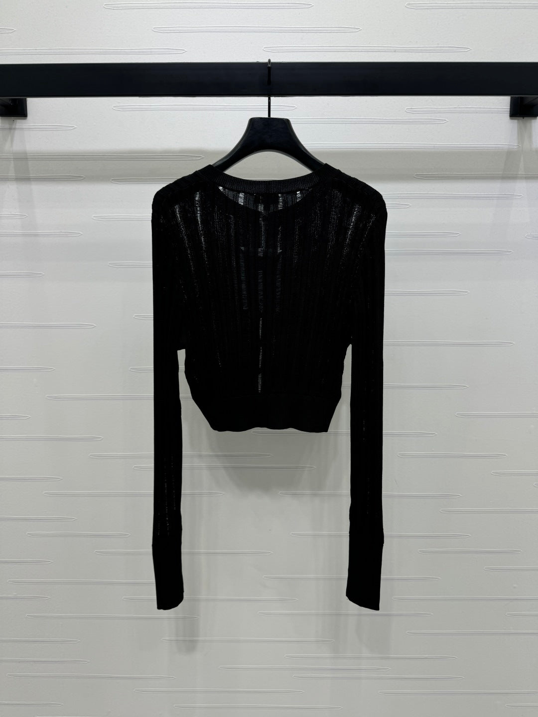 Hollow knit cardigan