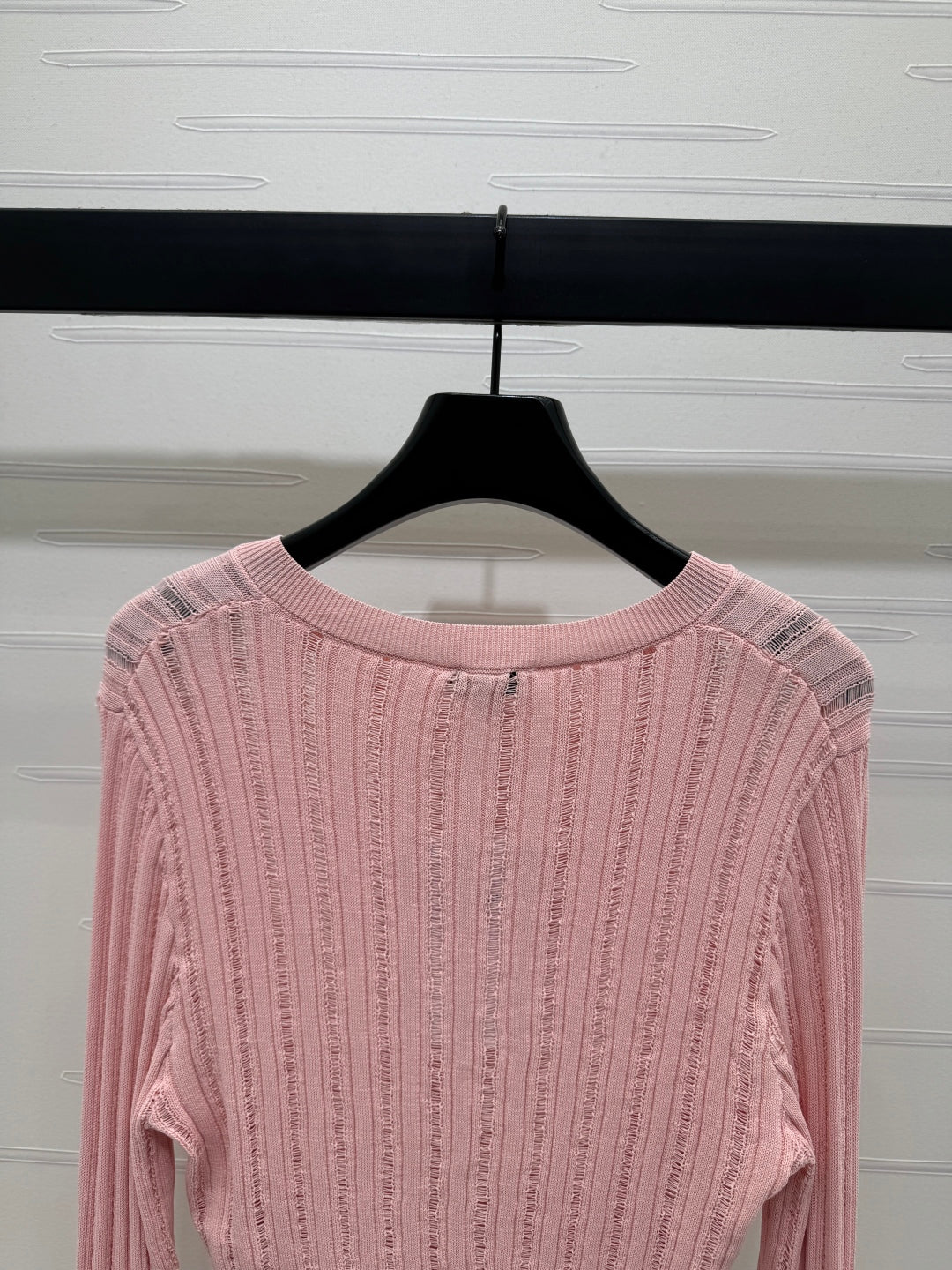 Hollow knit cardigan