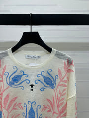 Printed Knitted Top
