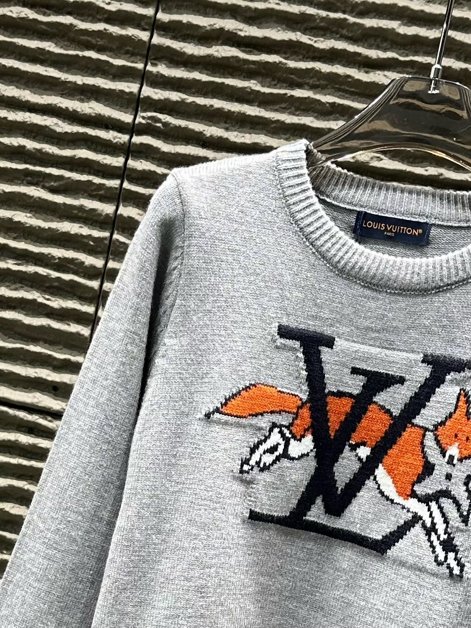 Jacquard Fox 🦊 Knitted long sleeved pullover