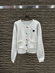 New custom colored button cardigan
