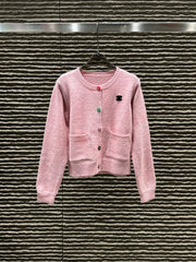 New custom colored button cardigan
