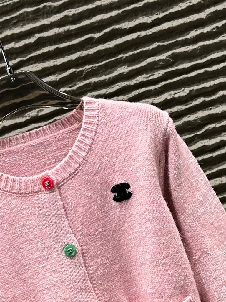 New custom colored button cardigan