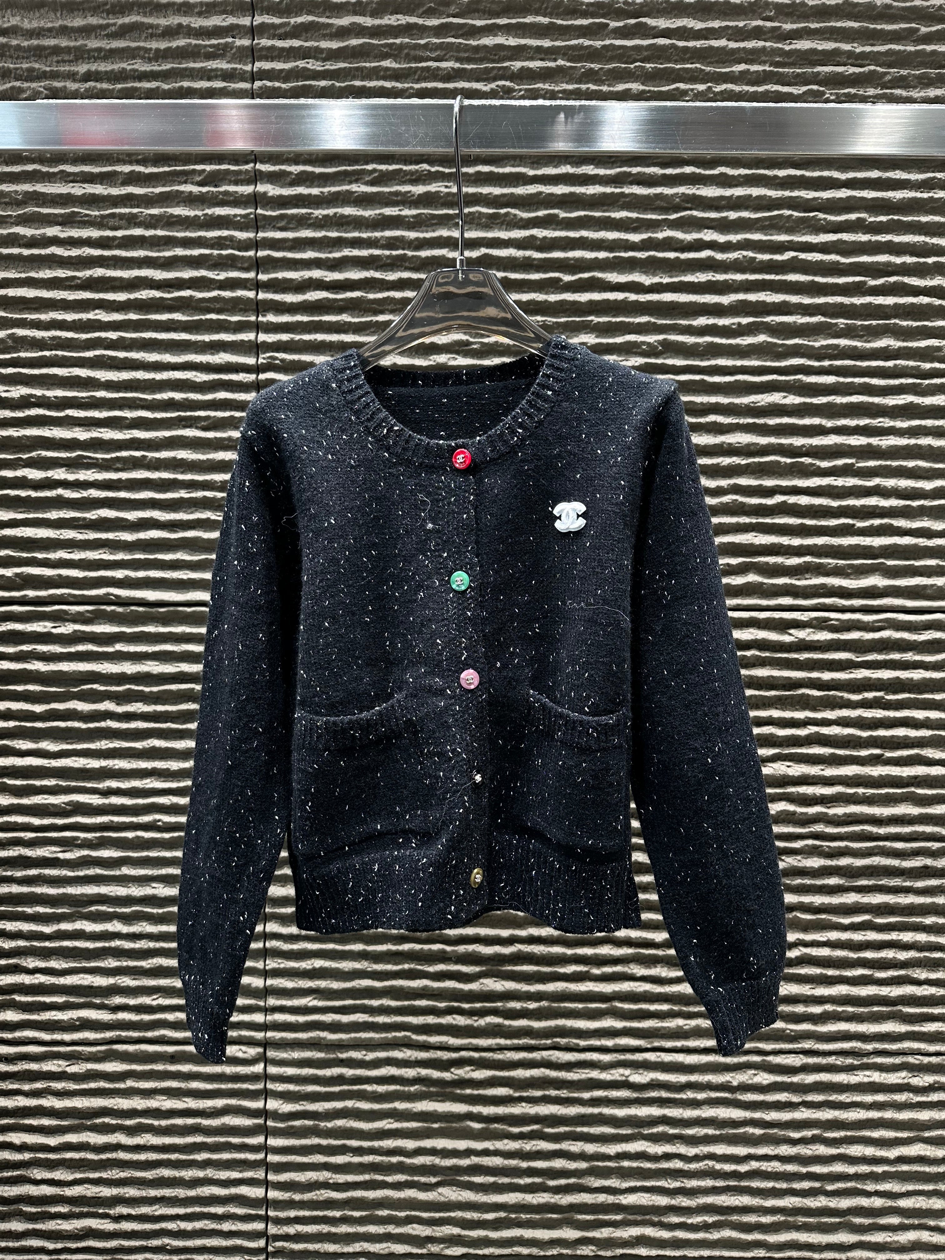 New custom colored button cardigan