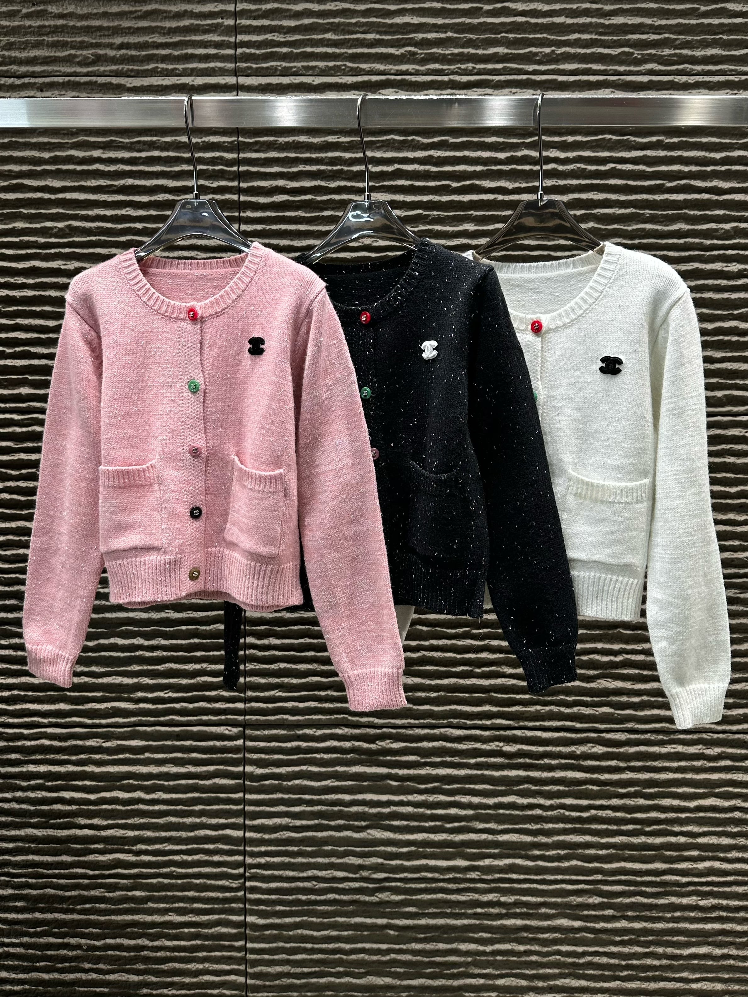 New custom colored button cardigan
