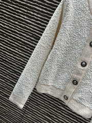 Autumn and winter new towel material temperament socialite cardigan