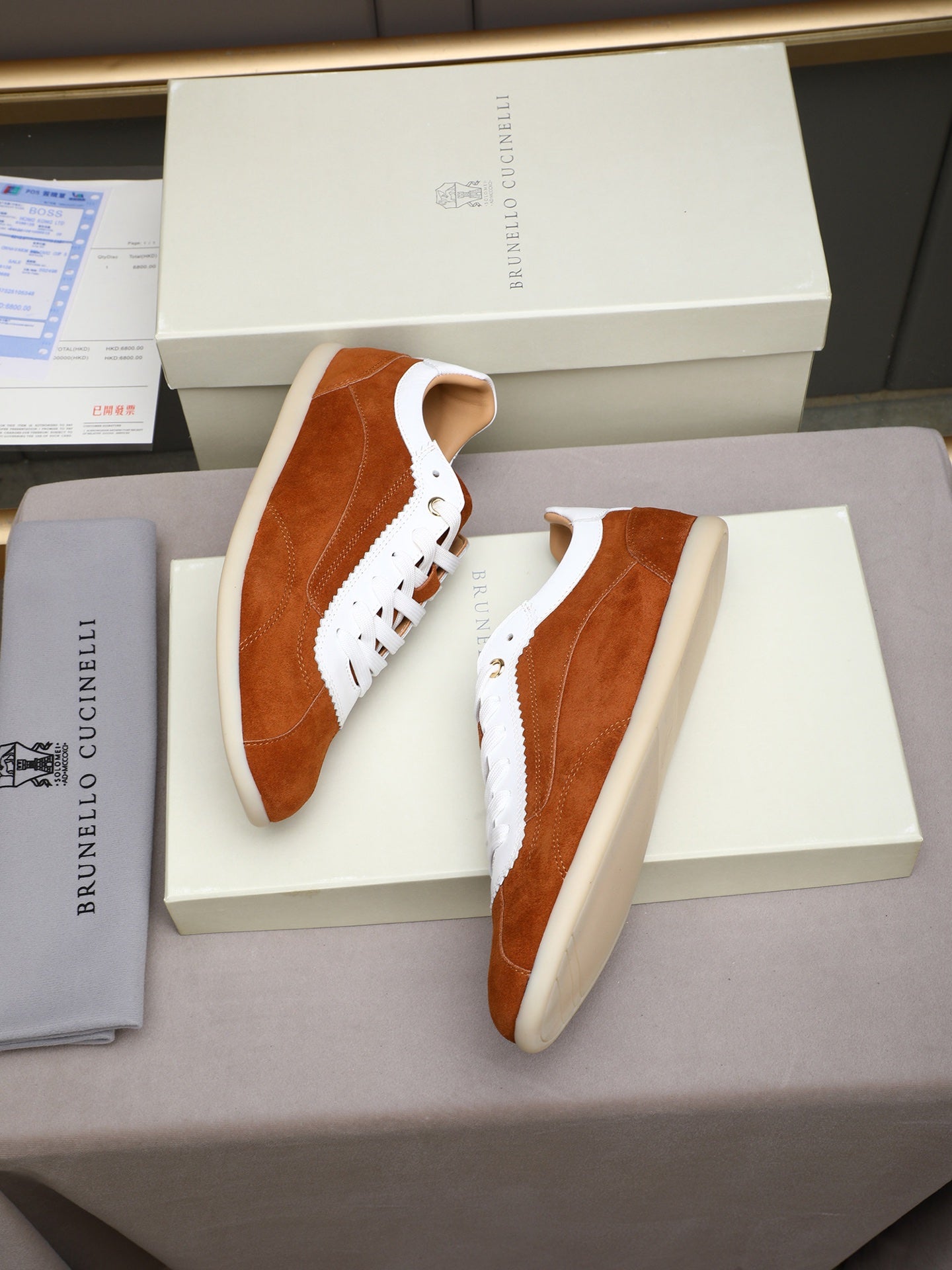 Selected cowhide upper men's shoes