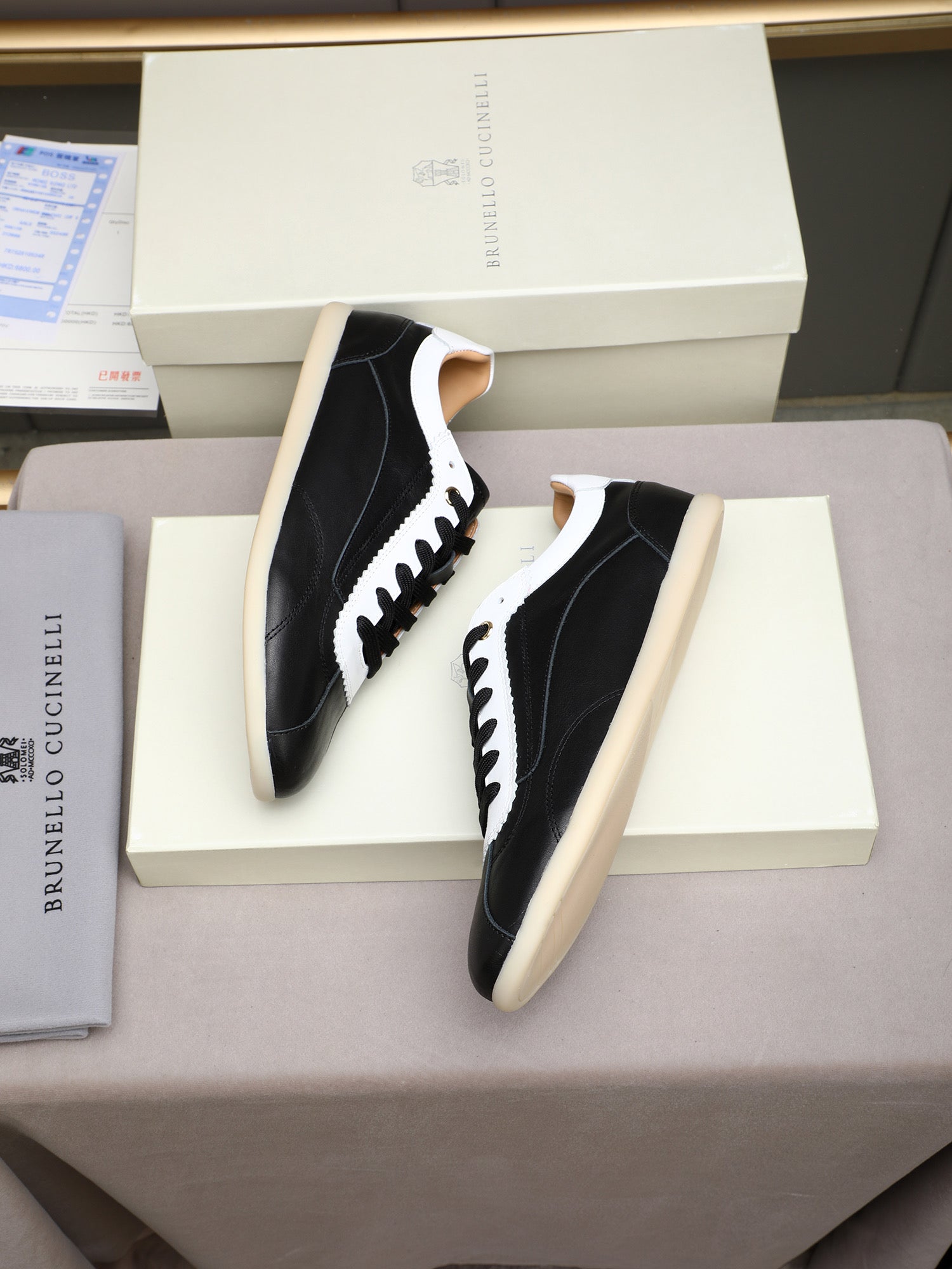 Selected cowhide upper men's shoes