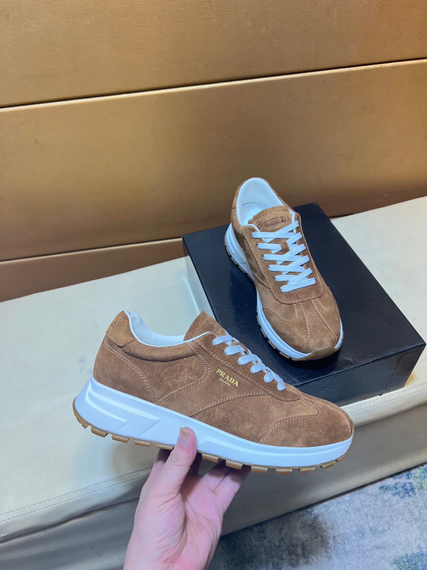Classic high silk canvas men's shoes
