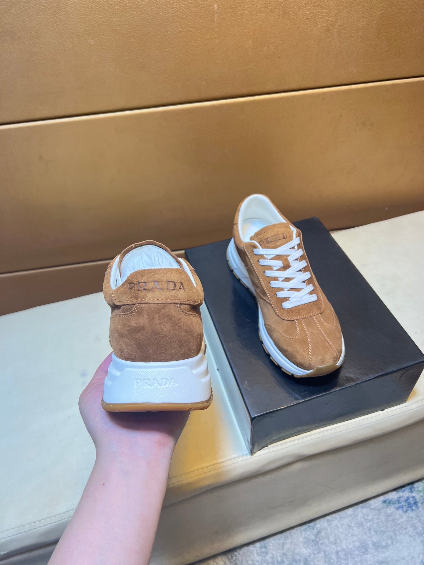 Classic high silk canvas men's shoes