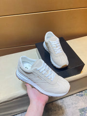 Classic high silk canvas men's shoes