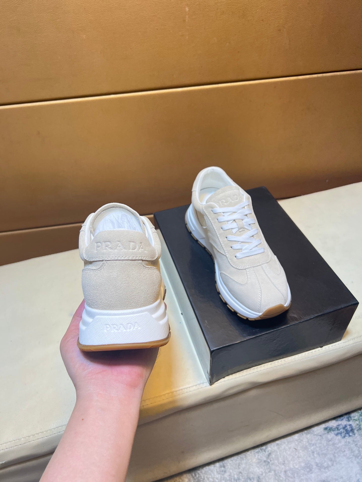 Classic high silk canvas men's shoes