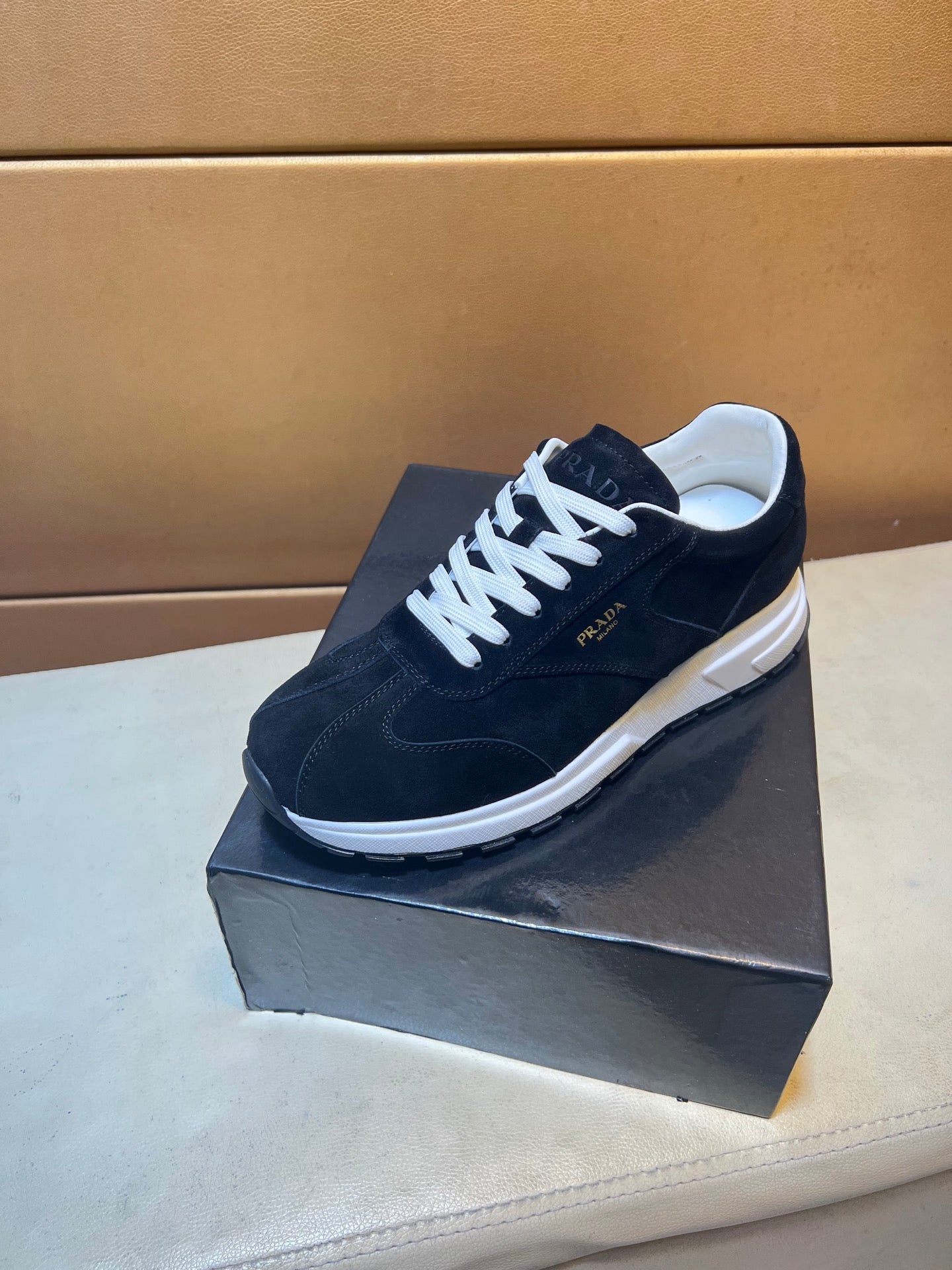 Classic high silk canvas men's shoes