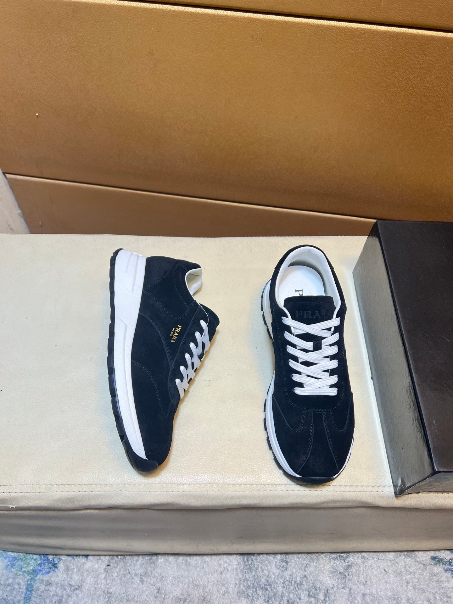 Classic high silk canvas men's shoes