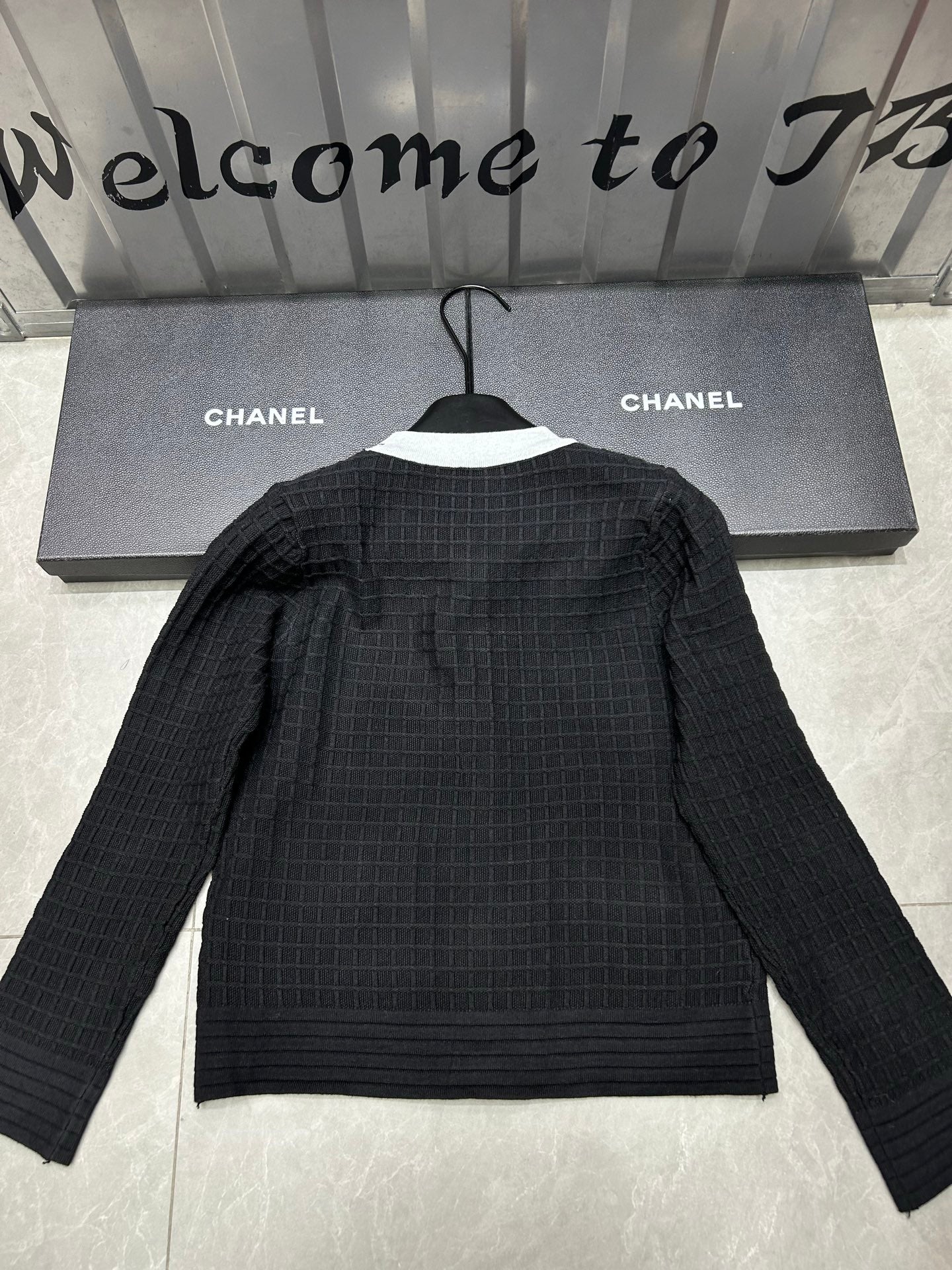 Camellia bow cardigan